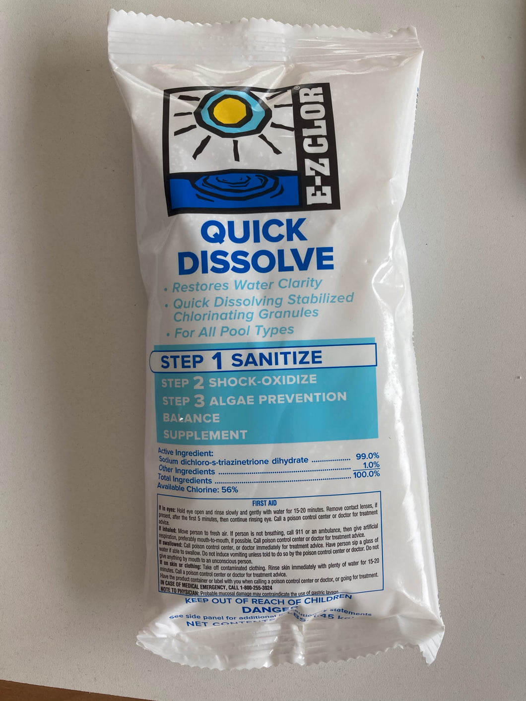 EZ Clor 1lb Quick Dissolve Dichlor